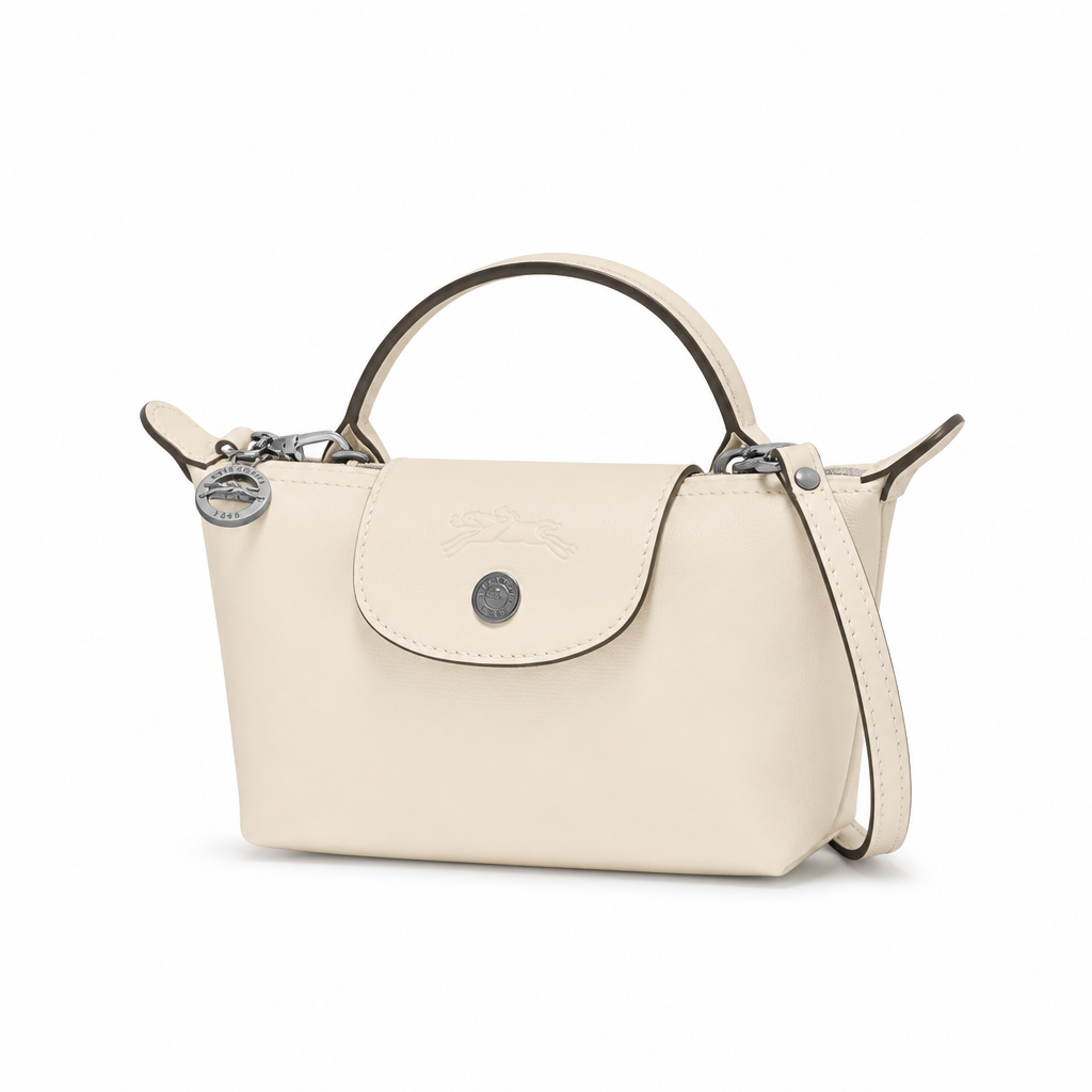 MINI BOLSO DE PIEL | BLANCO