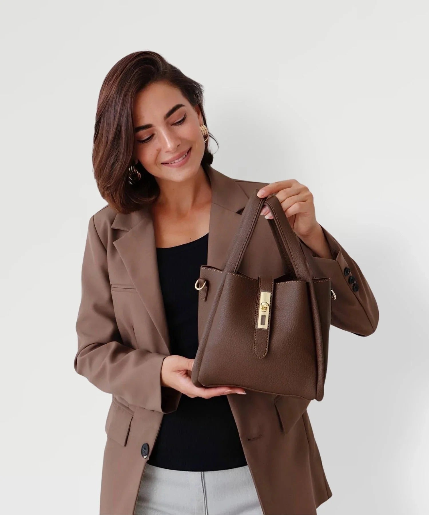 Bolso tote estructurado elegante