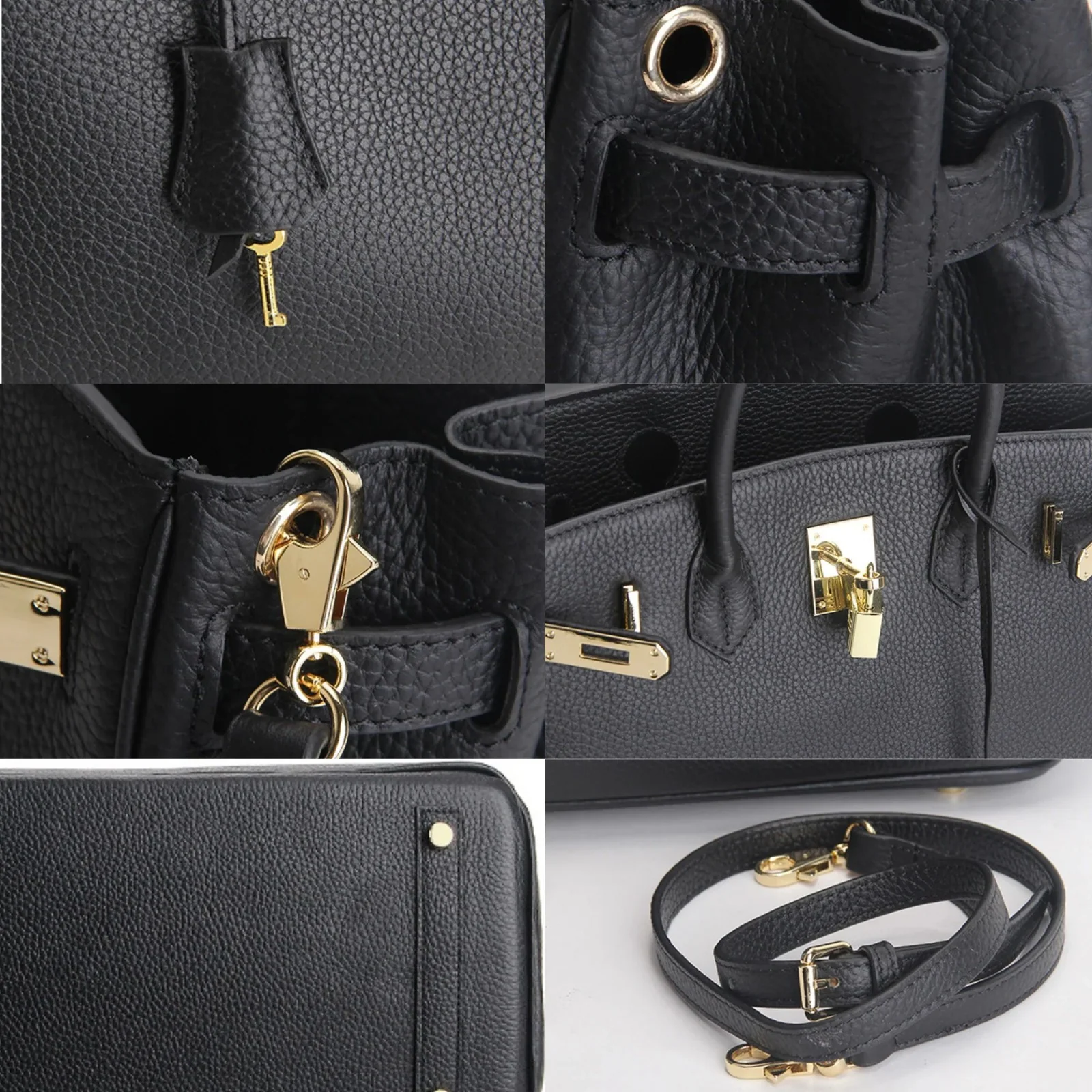 Bolso tipo Birkin elegante