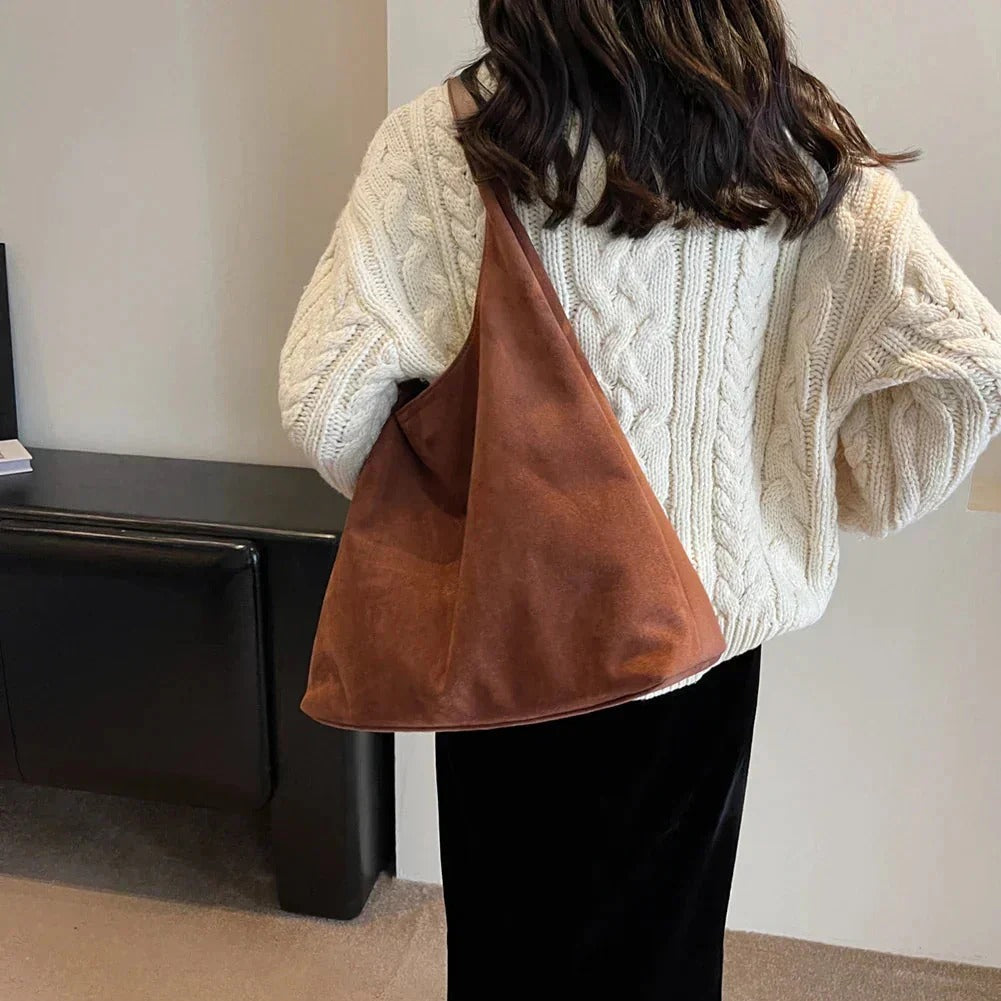 Bolso hobo de piel suave