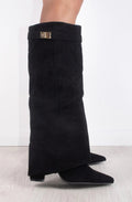 Botas altas efecto ante elegantes