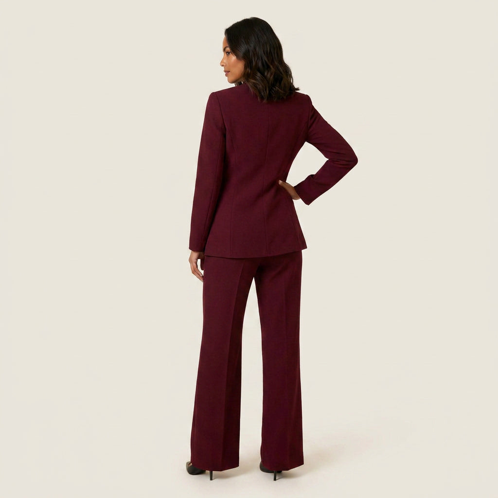 Traje de Chaqueta Americana y Pantalón para Mujer