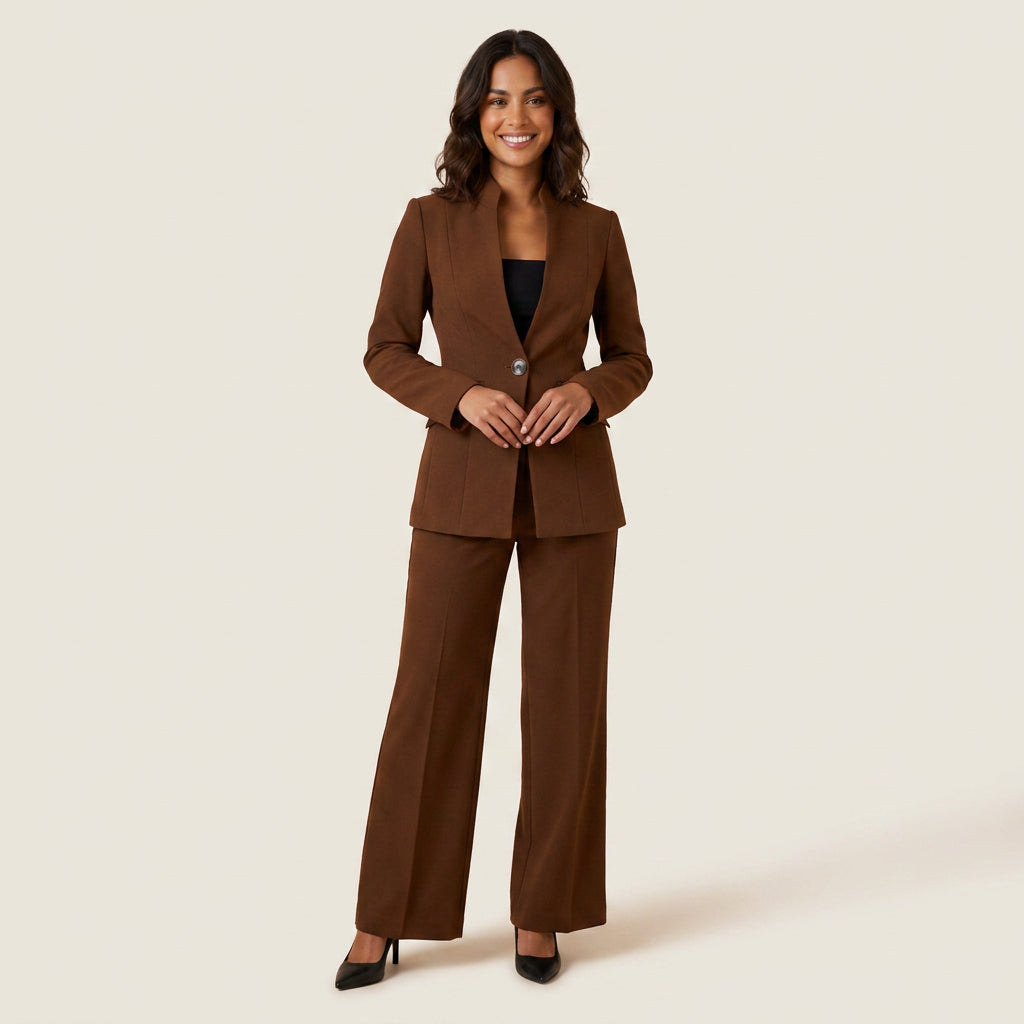 Traje de Chaqueta Americana y Pantalón para Mujer