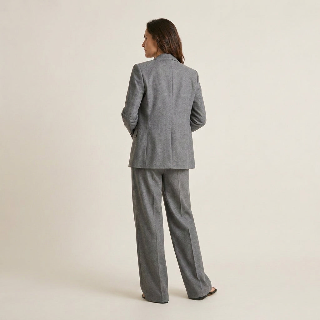 Traje Tres Piezas Americana Chaleco y Pantalón para Mujer