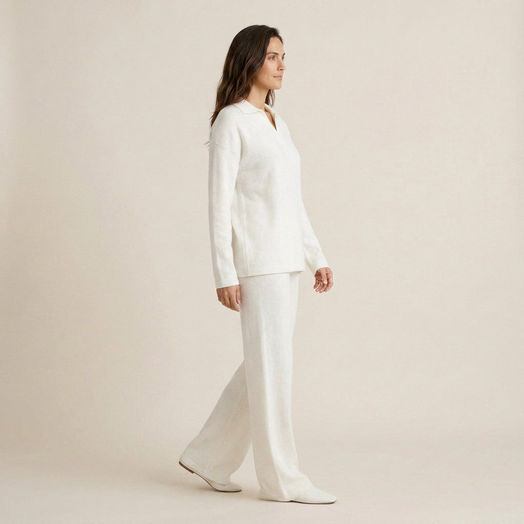 Conjunto de Punto Polo y Pantalón para Mujer