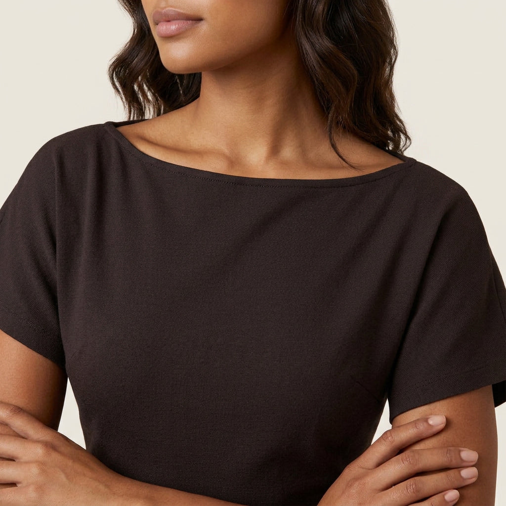 Vestido Midi de Cóctel con Falda de Vuelo para Mujer