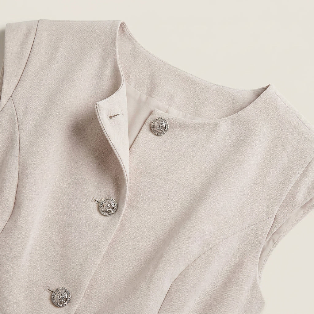 Conjunto de Top Peplum y Pantalón Ancho para Mujer