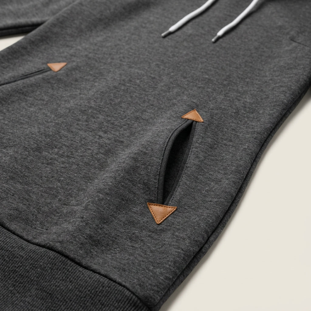 Vestido Sudadera con Capucha y Bolsillo Canguro para Mujer