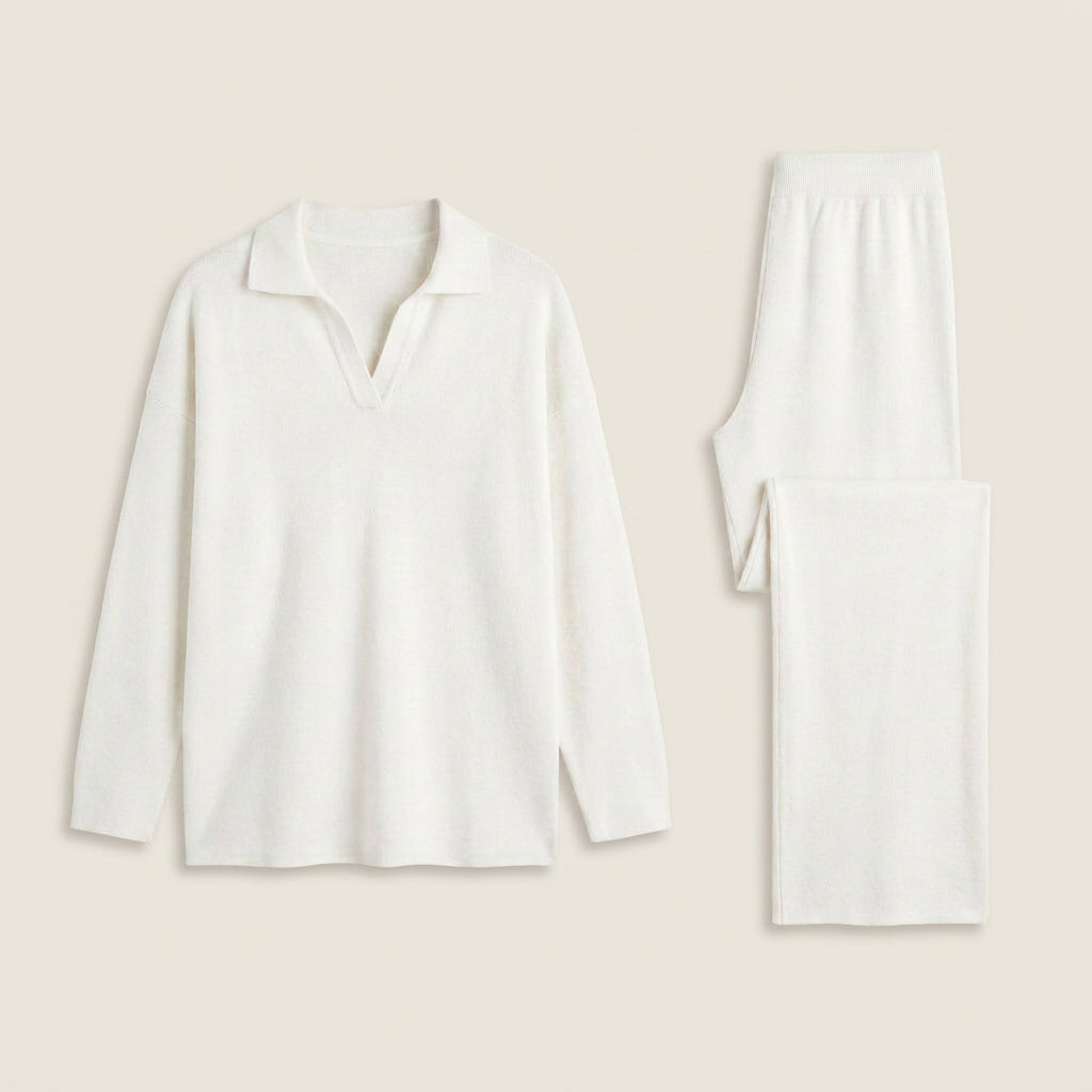 Conjunto de Punto Polo y Pantalón para Mujer