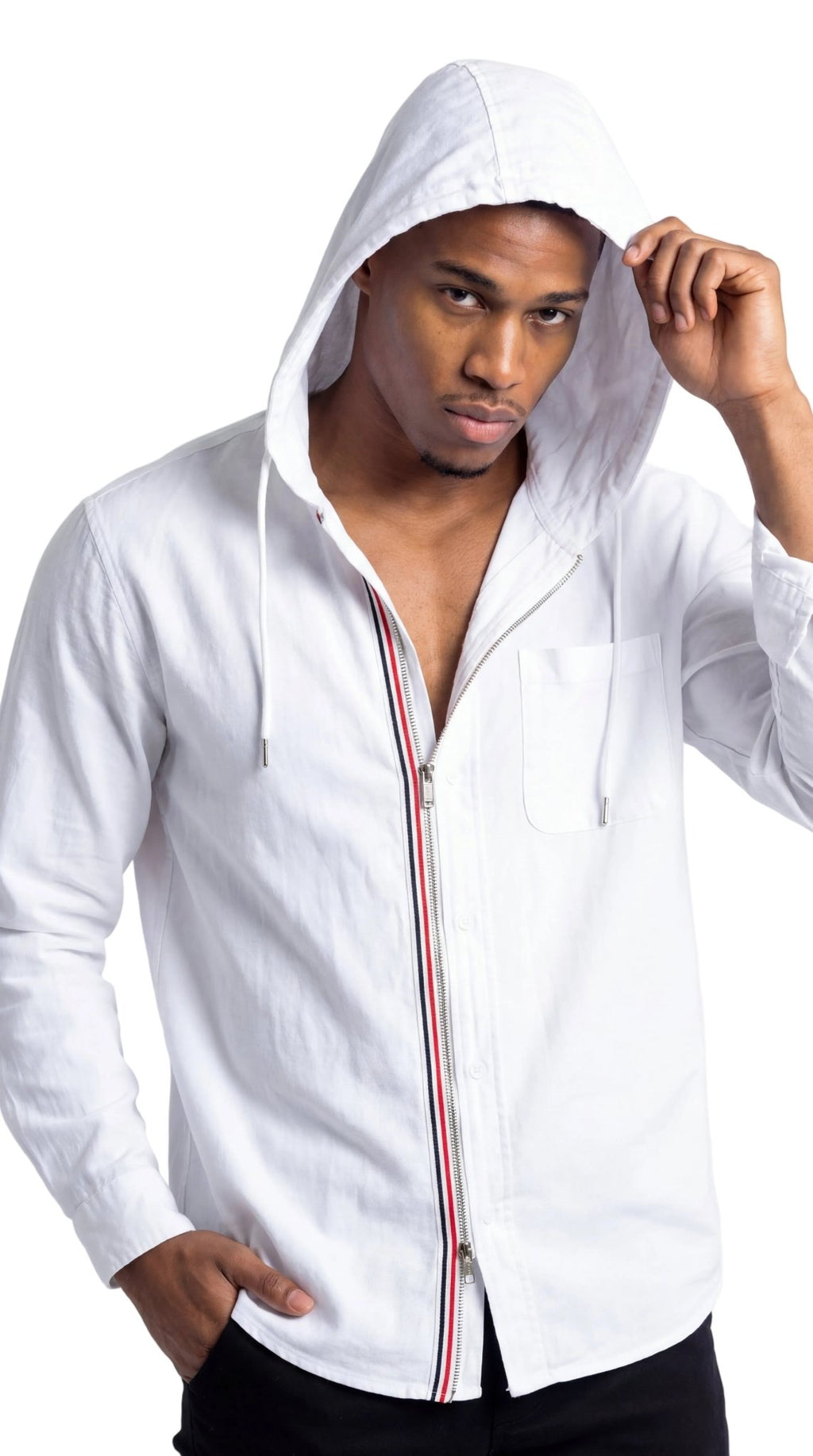 MANTO | CAMISA CON CAPUCHA - Nhaura