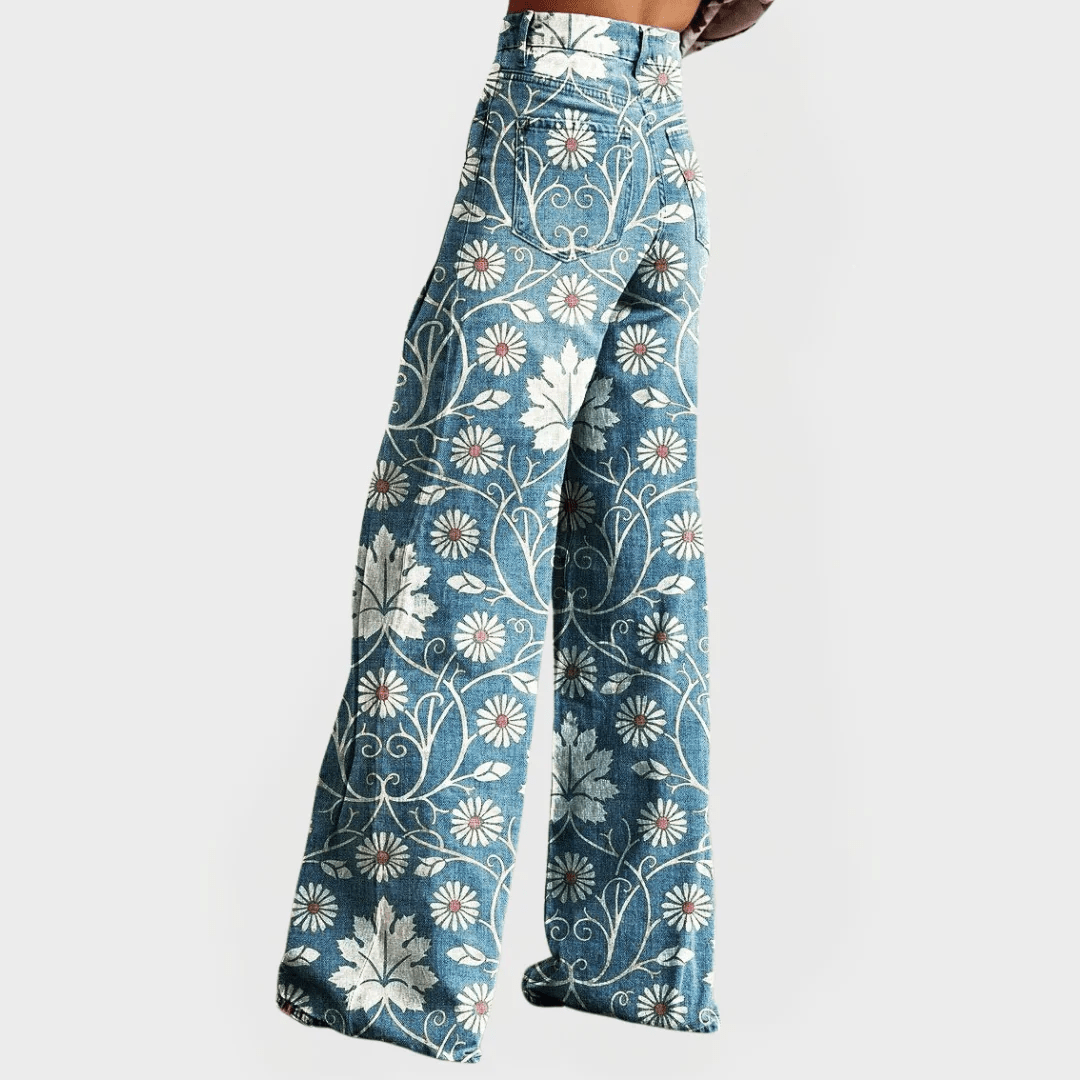 MARGUI | VAQUEROS OVERSIZE DE CORTE ANCHO - Nhaura