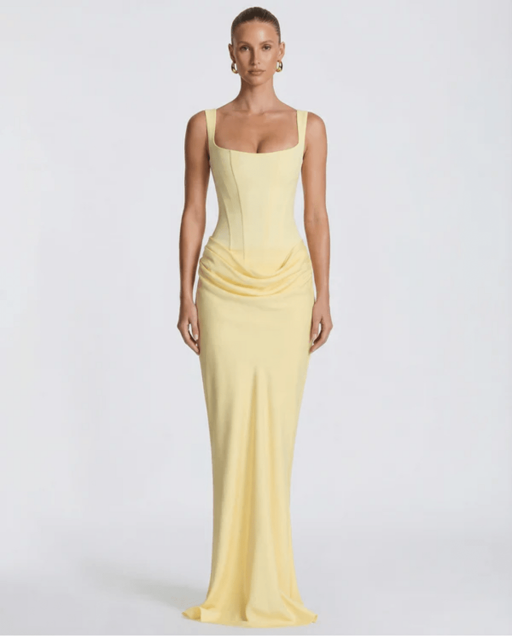 MARIETTA | VESTIDO LARGO RELOJ DE ARENA - Nhaura