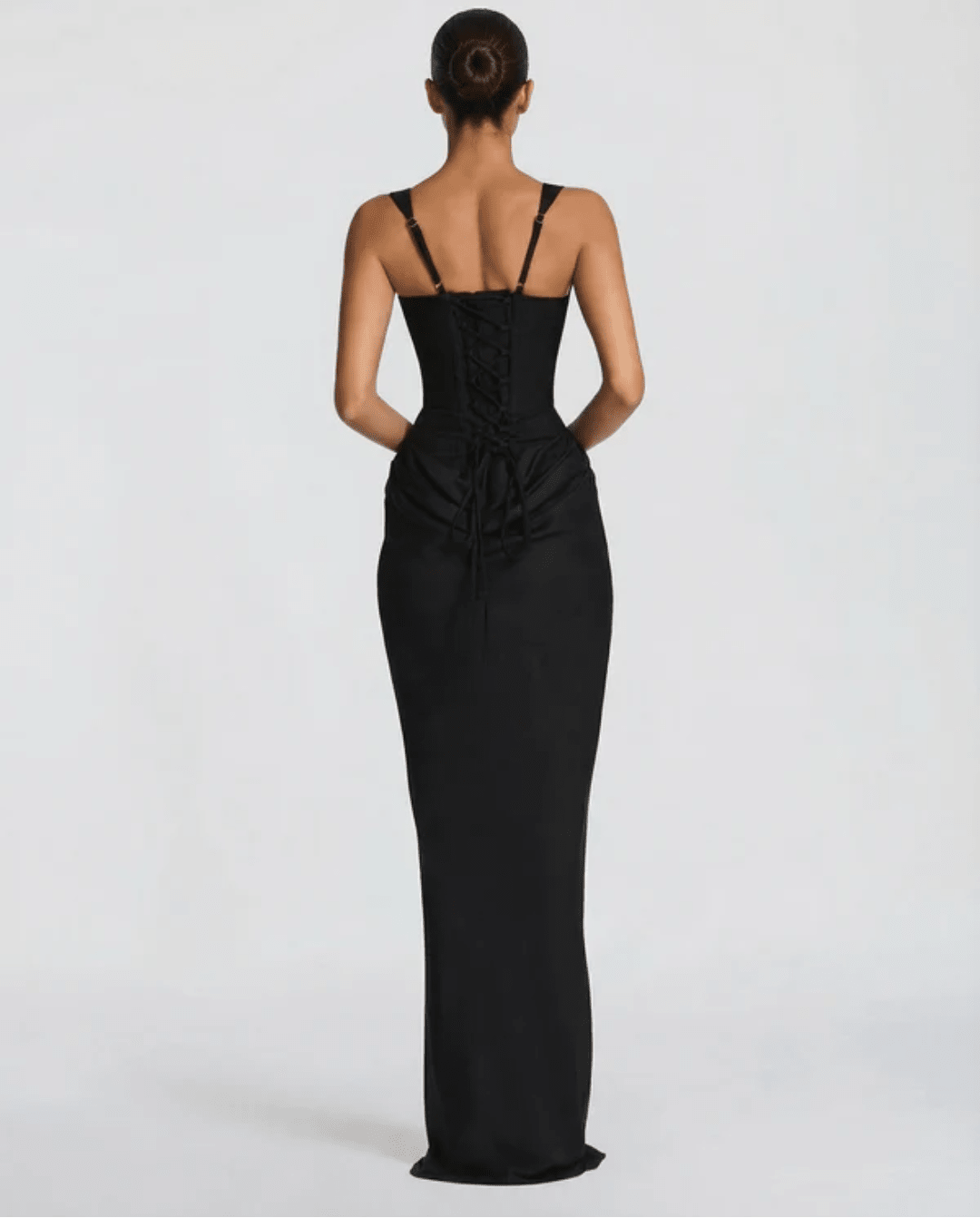 MARIETTA | VESTIDO LARGO RELOJ DE ARENA - Nhaura