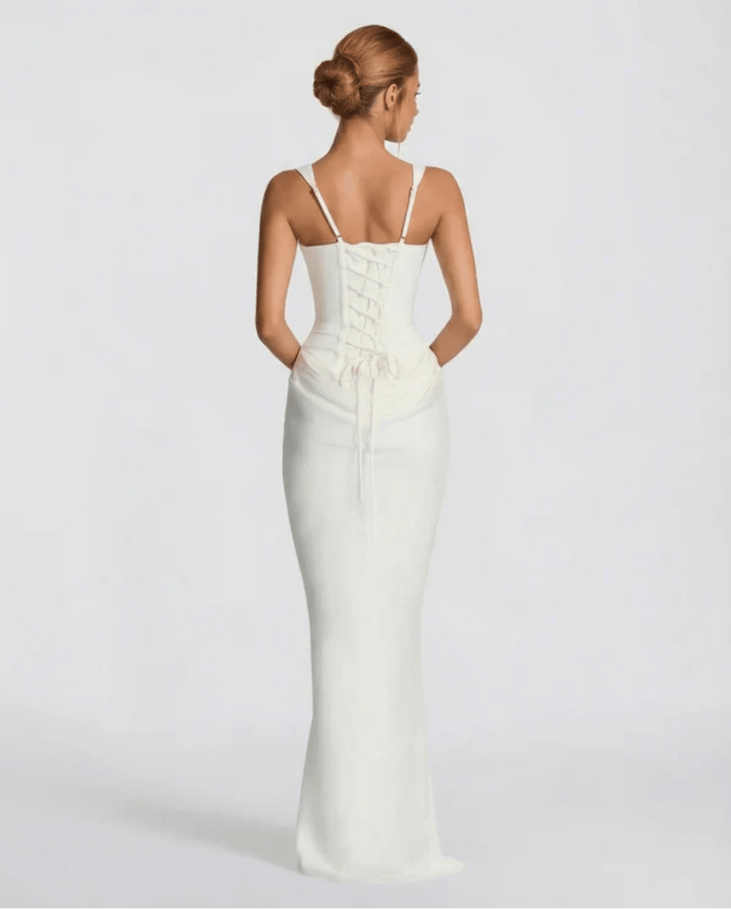 MARIETTA | VESTIDO LARGO RELOJ DE ARENA - Nhaura