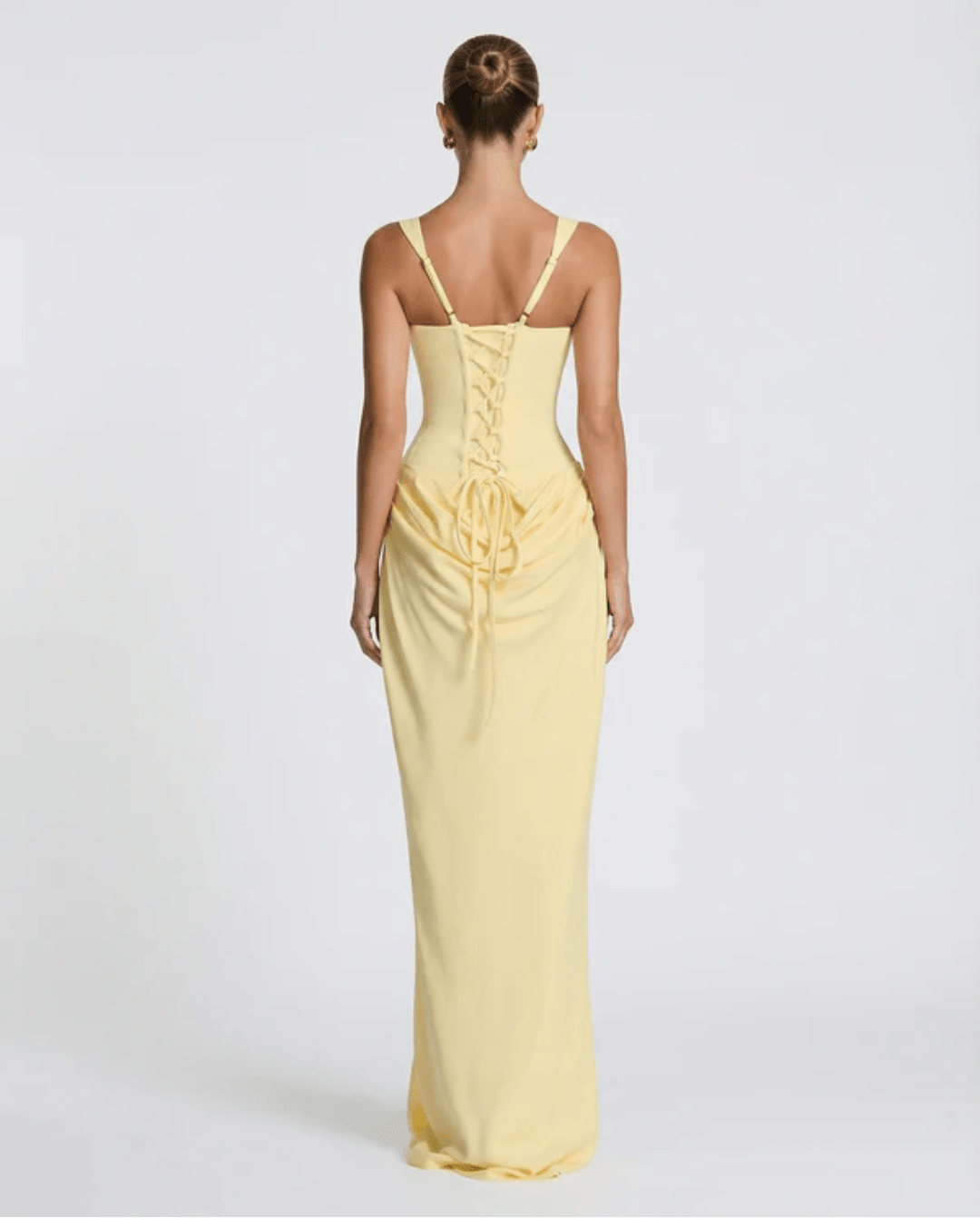 MARIETTA | VESTIDO LARGO RELOJ DE ARENA - Nhaura