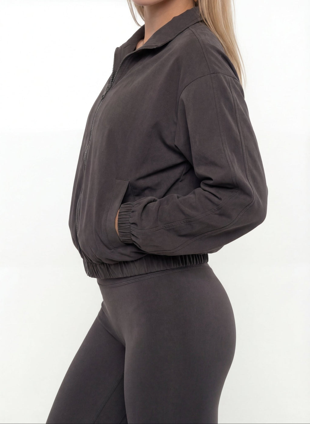 ONYX RUN | CHAQUETA ZIP - Nhaura