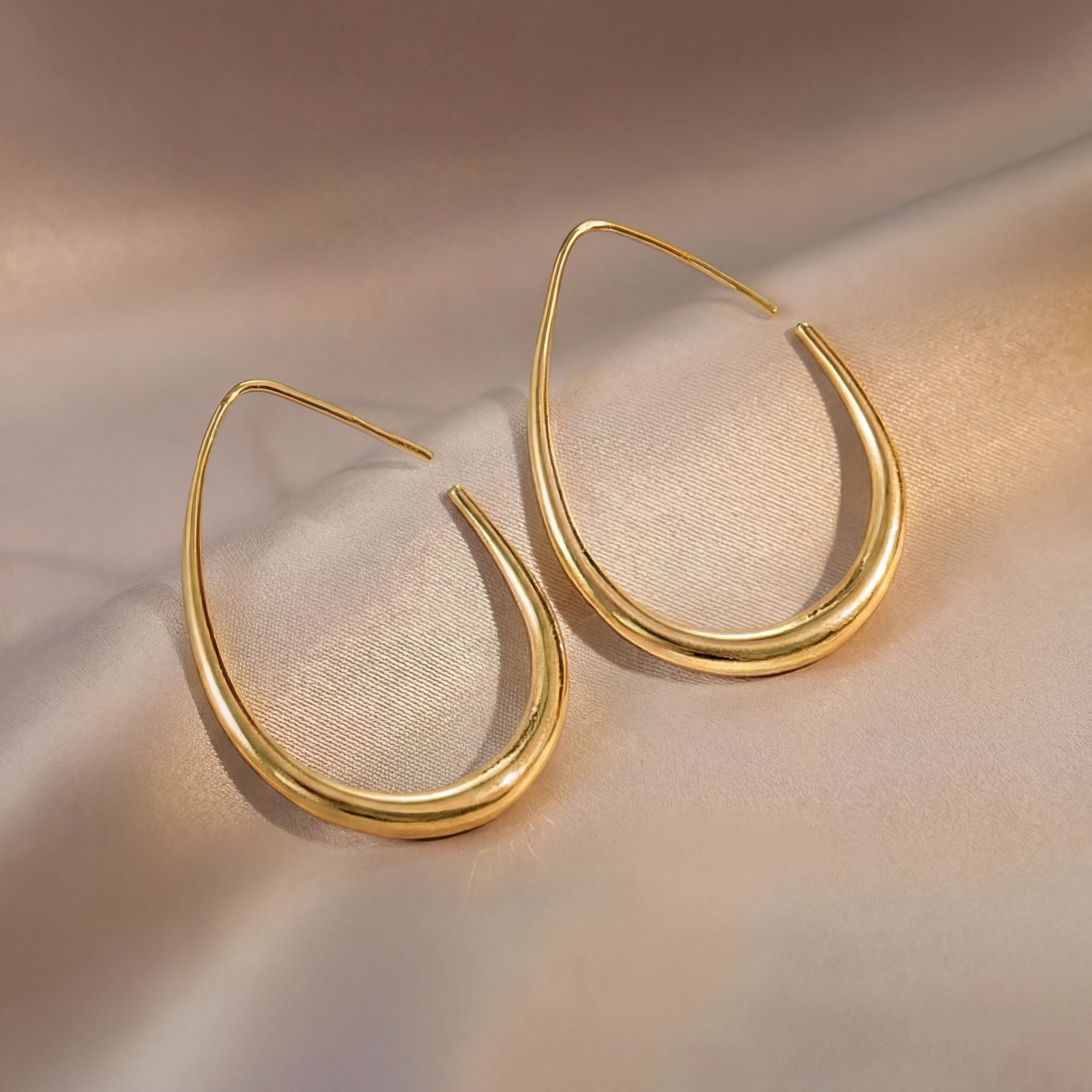 Pendientes Ovalados Elegantes