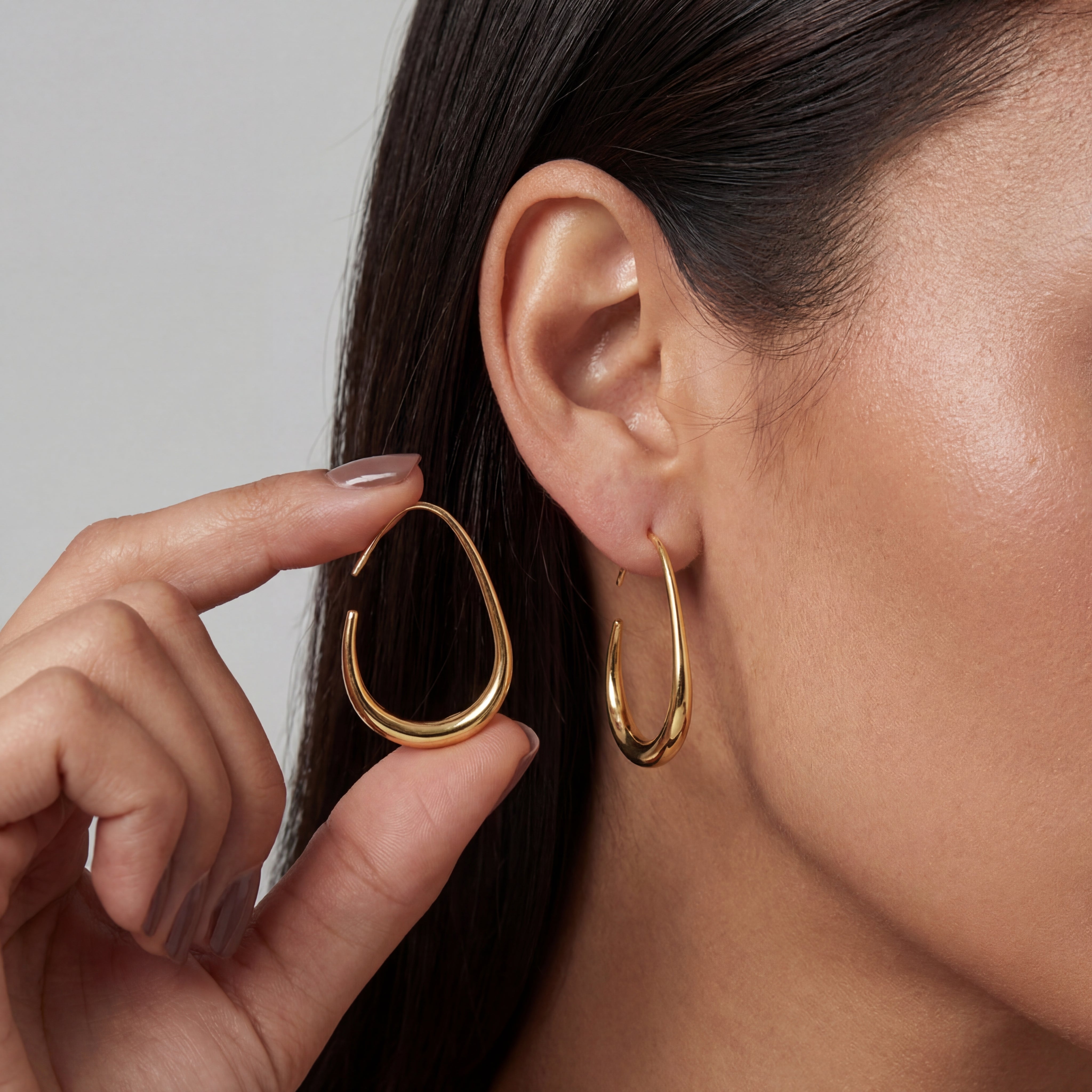 Pendientes Ovalados Elegantes