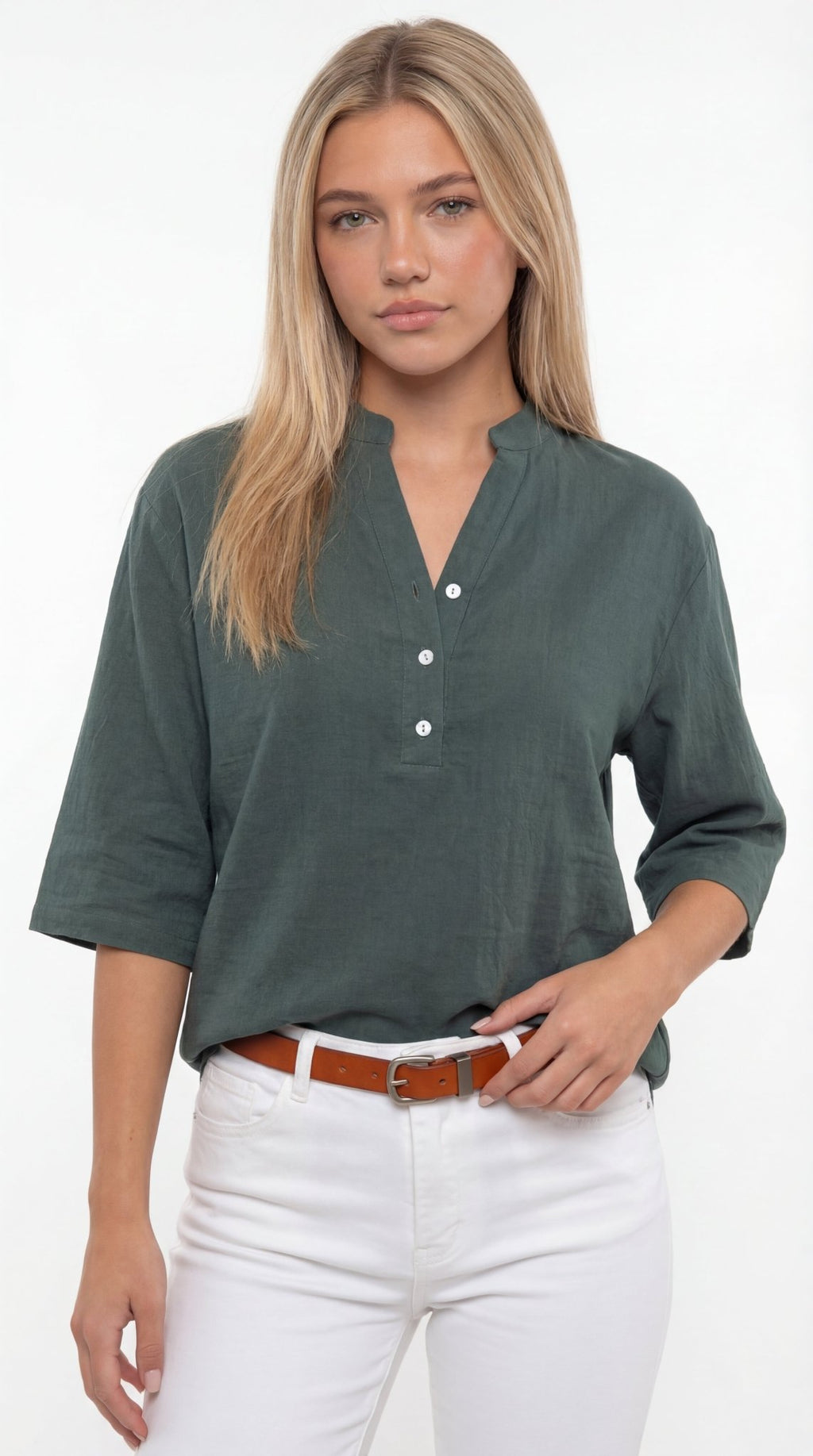 PLENI | CAMISA DE LINO INFORMAL - Nhaura