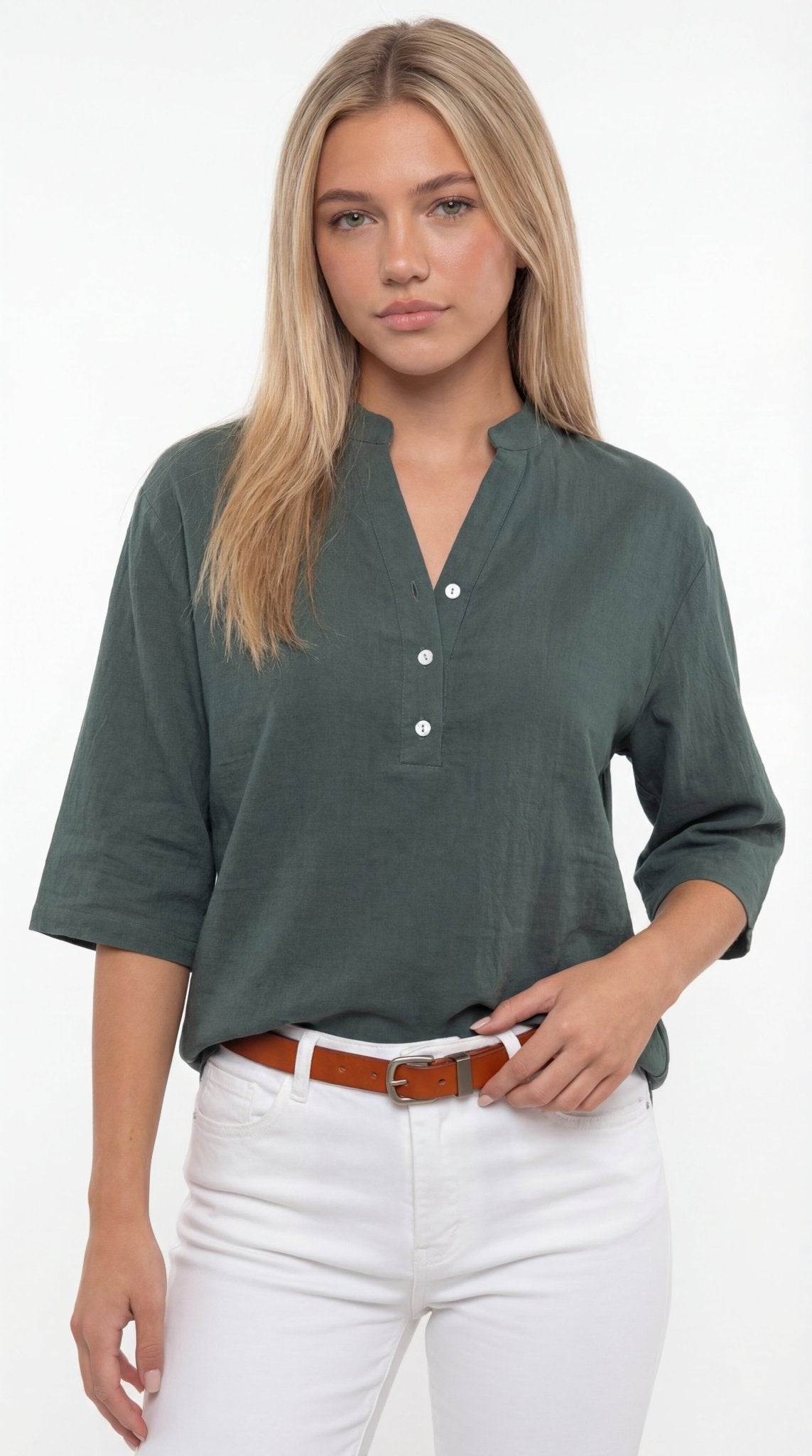 PLENI | CAMISA DE LINO INFORMAL - Nhaura