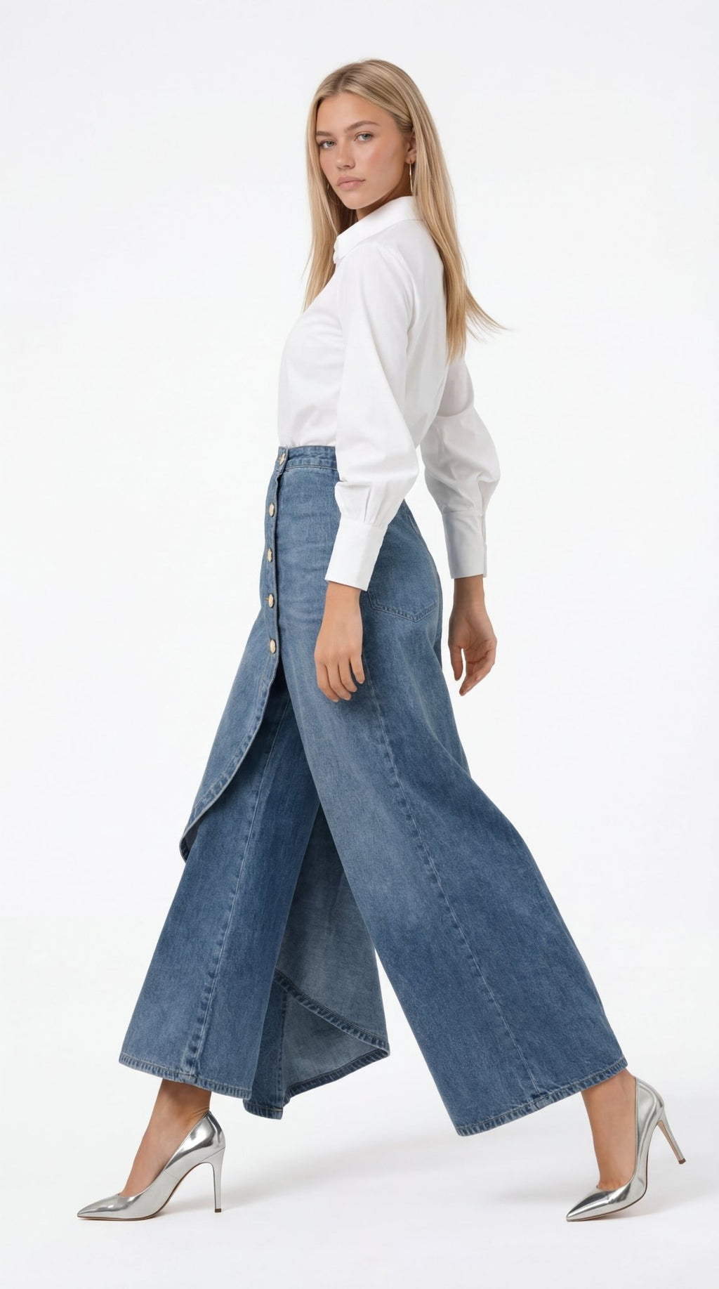 QUORE | FALDA PANTALÓN ASIMÉTRICA - Nhaura