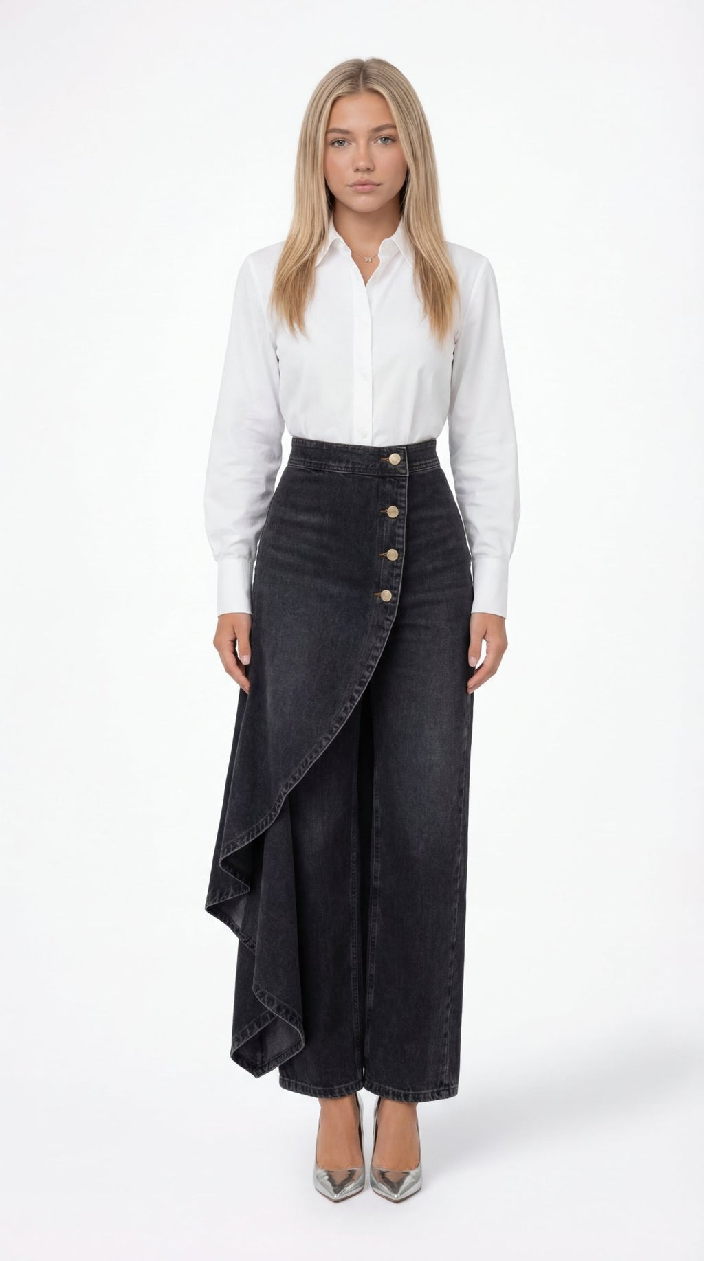 QUORE | FALDA PANTALÓN ASIMÉTRICA - Nhaura