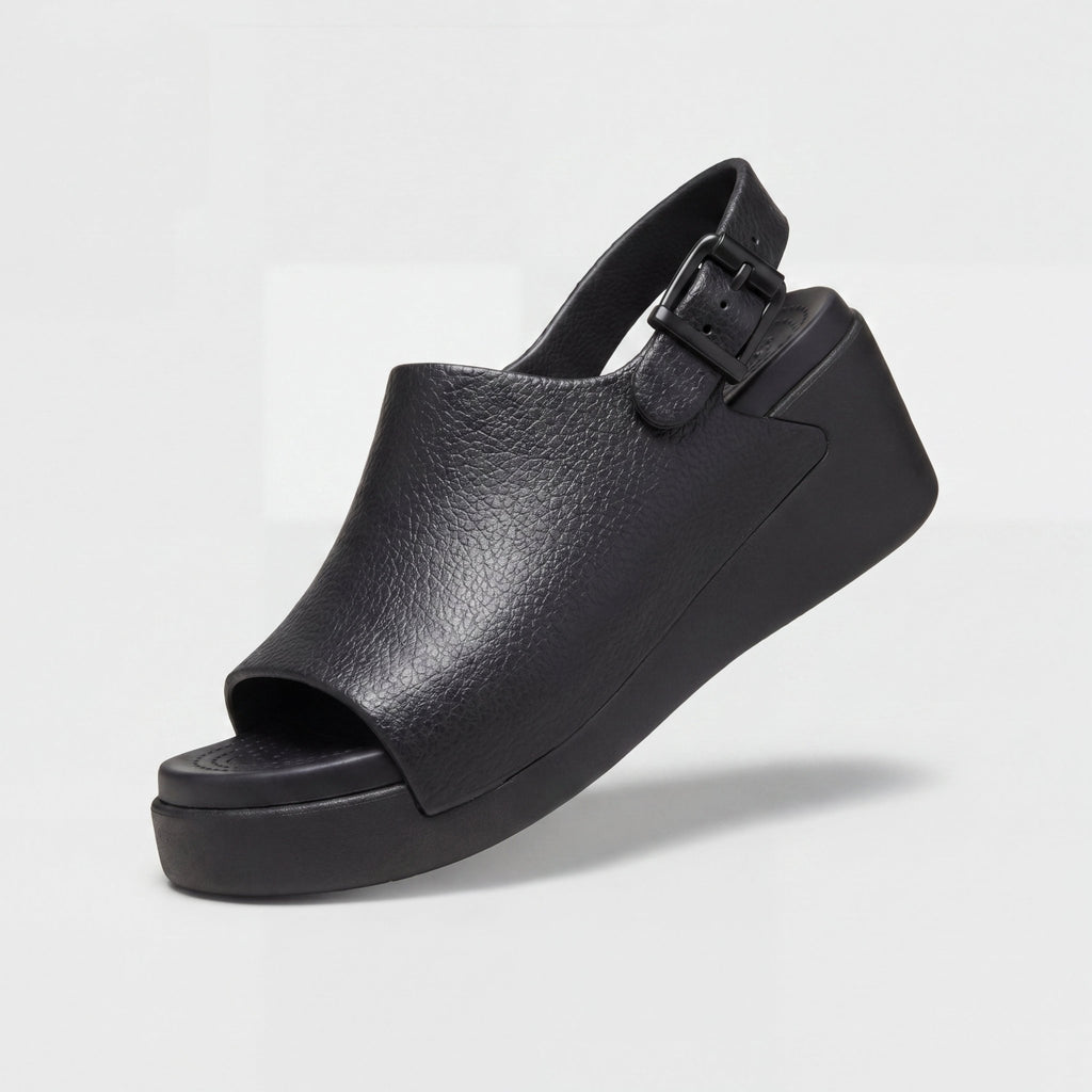 SORAYA | SANDALIAS DE CUÑA CON PLATAFORMA - Nhaura