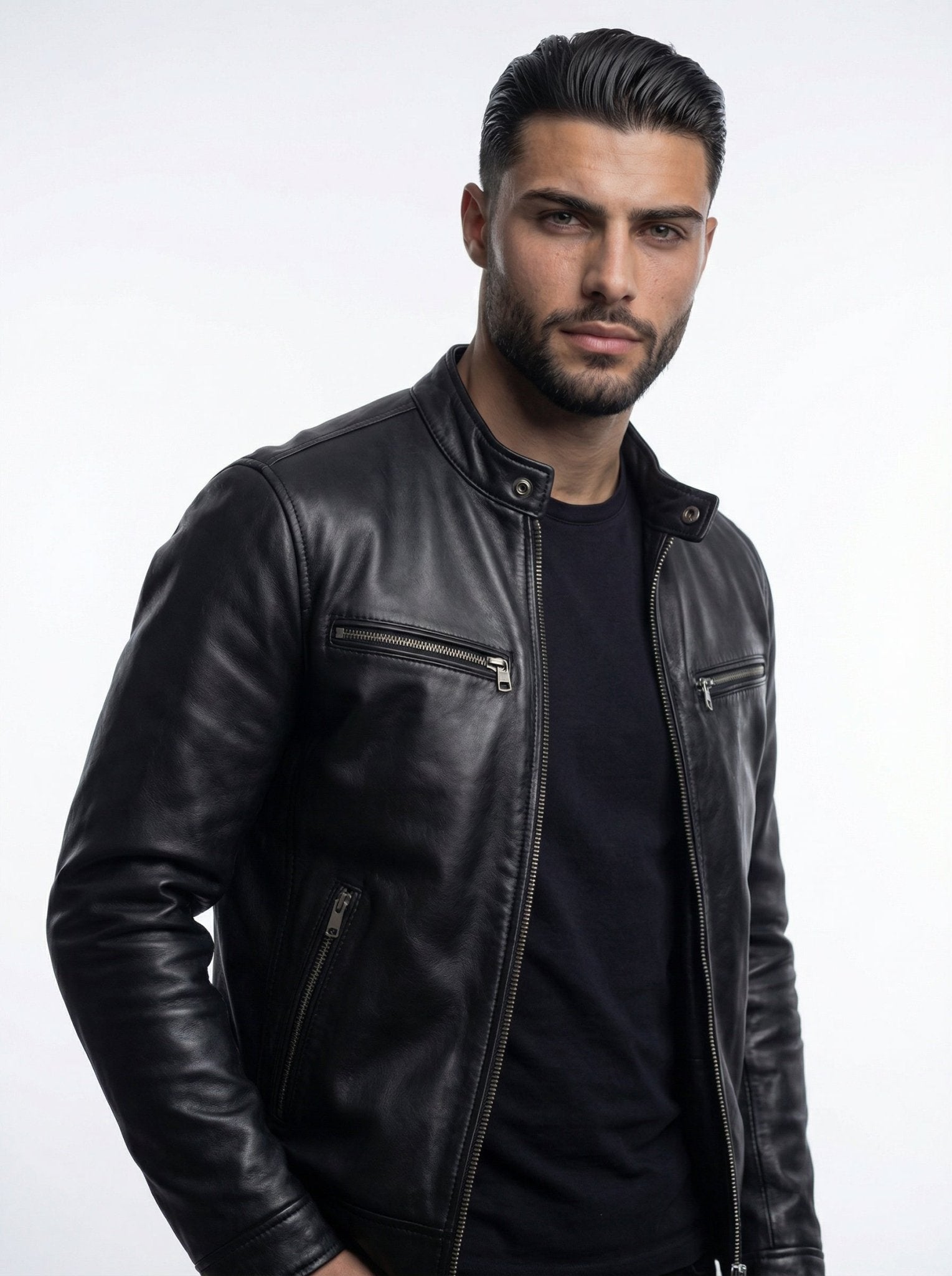 STEV | CHAQUETA DE CUERO VINTAGE - Nhaura