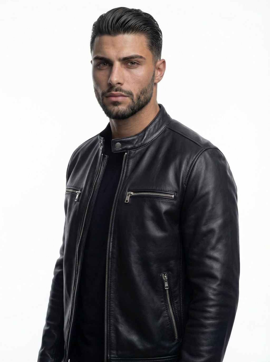 STEV | CHAQUETA DE CUERO VINTAGE - Nhaura