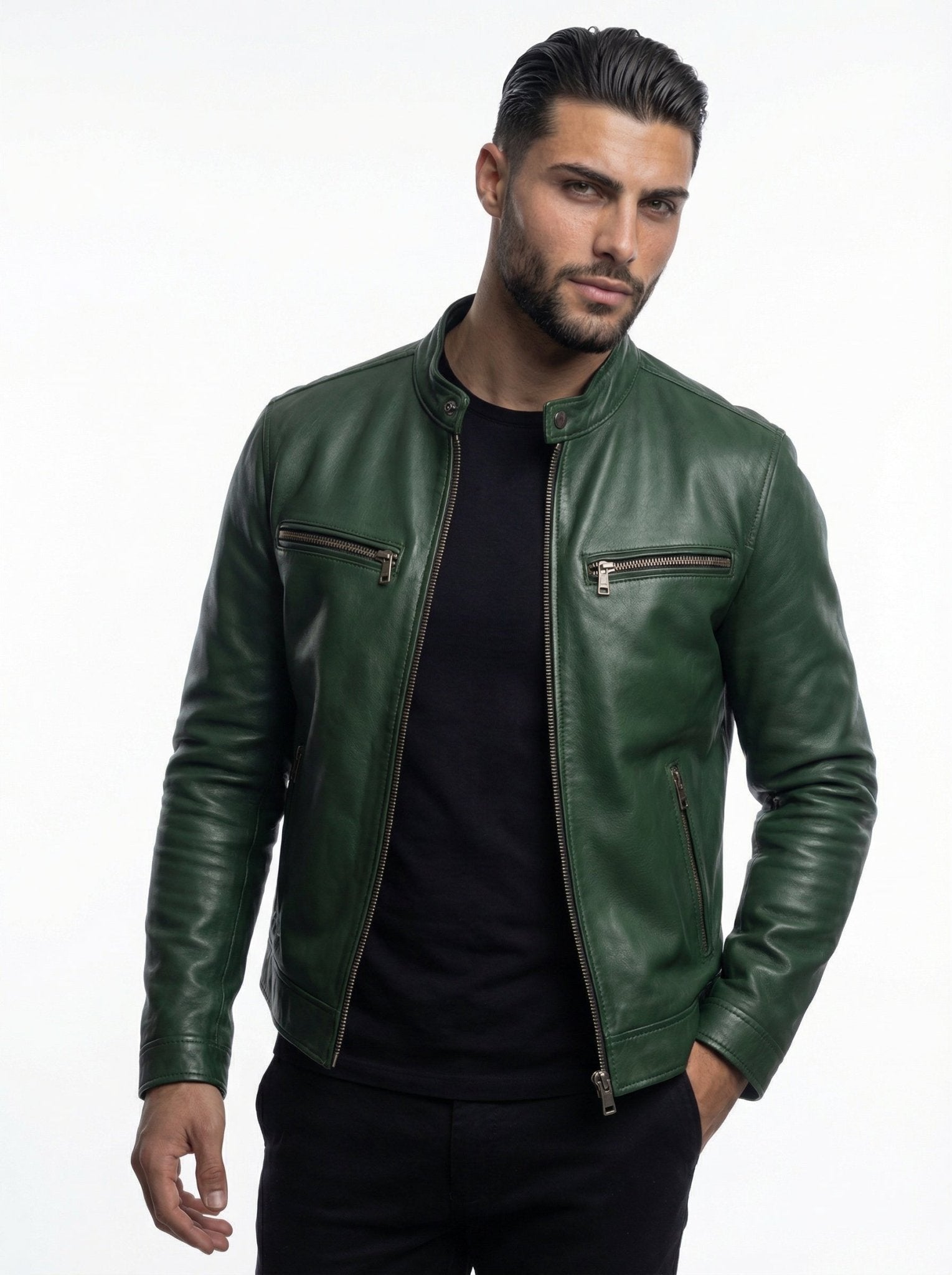 STEV | CHAQUETA DE CUERO VINTAGE - Nhaura