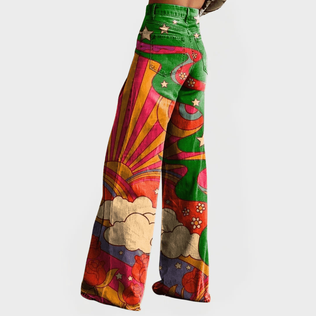 SUNSET | VAQUEROS OVERSIZE DE CORTE ANCHO - Nhaura